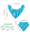 BLUE Baby Bibs , Baby Bandana, Handkerchief Bibs for Infant, Bibs for Drooling,Teething,Super Absorbent Bibs, Baby Shower Gift,puke, Spill